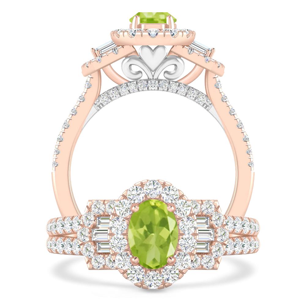 Rose Gold - Peridot