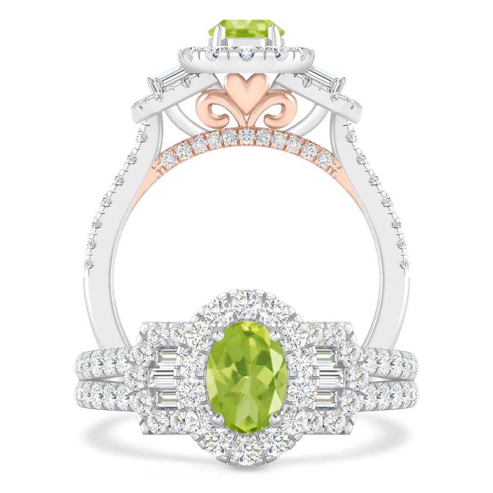 White Gold - Peridot