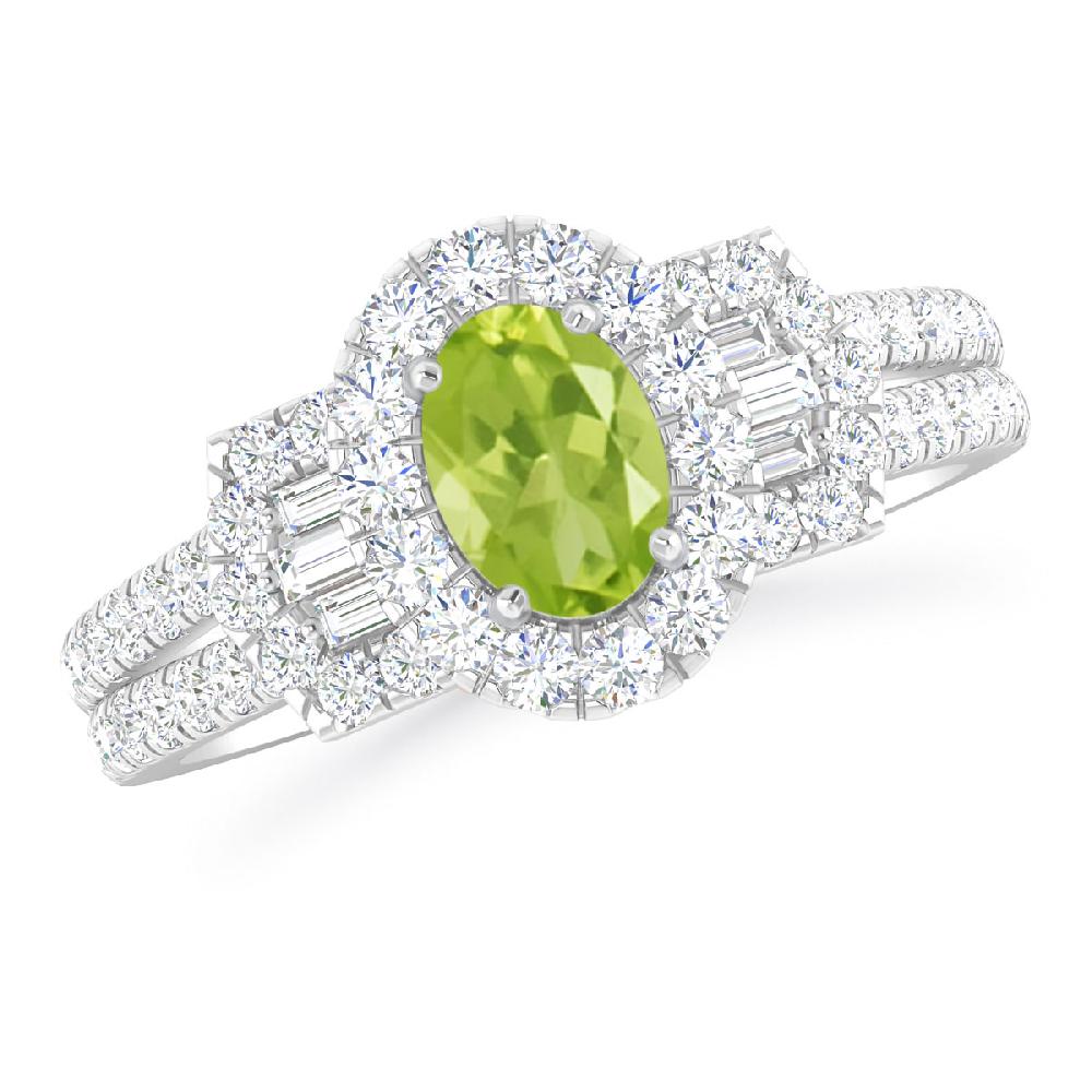 White Gold - Peridot