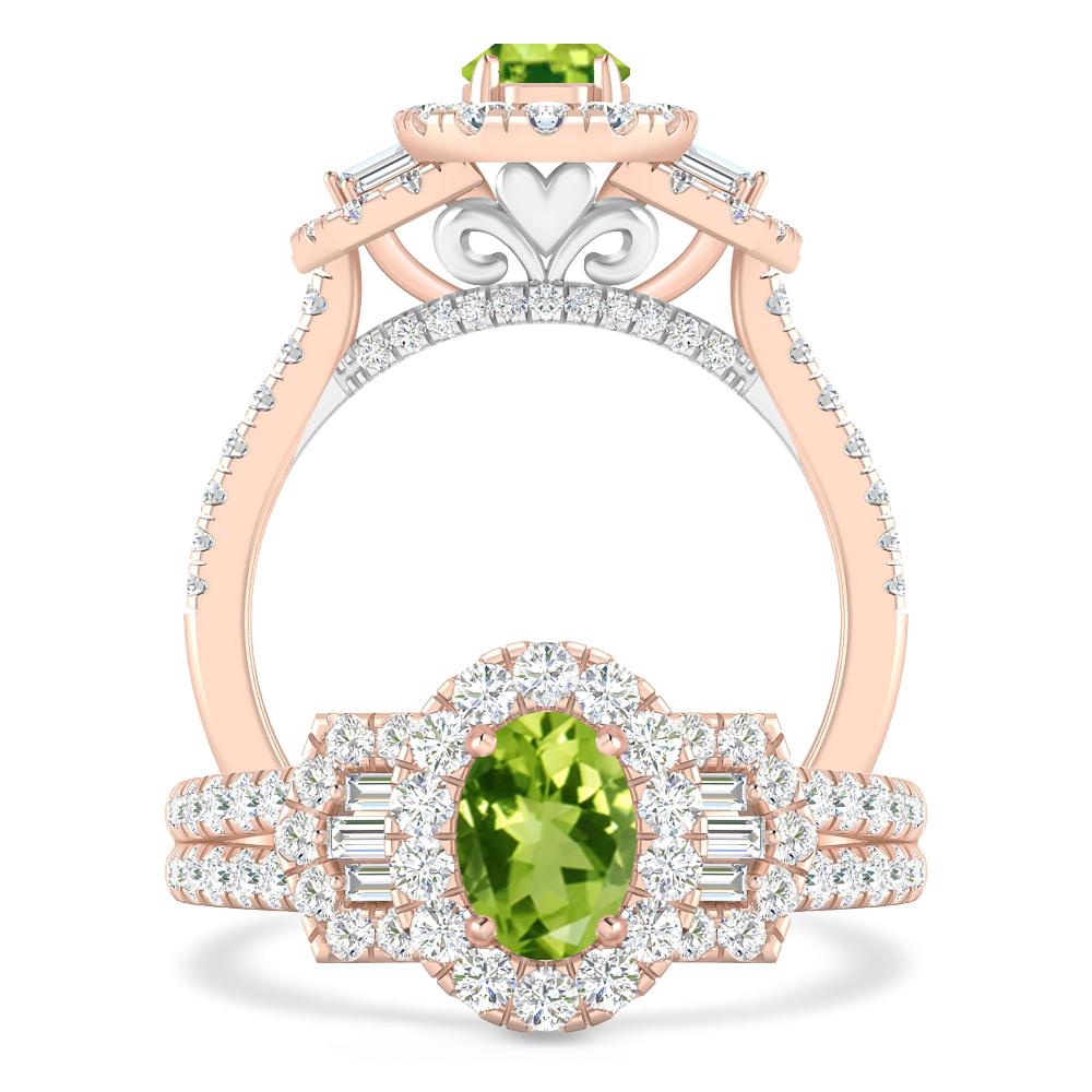 Rose Gold - Peridot