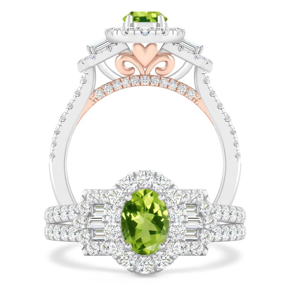 White Gold - Peridot