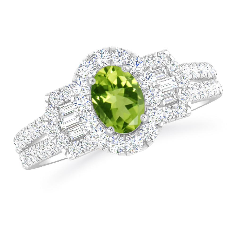 White Gold - Peridot