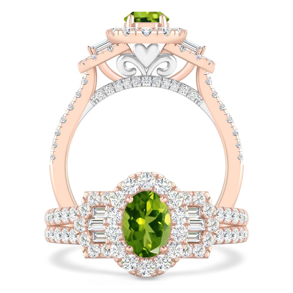 Rose Gold - Peridot