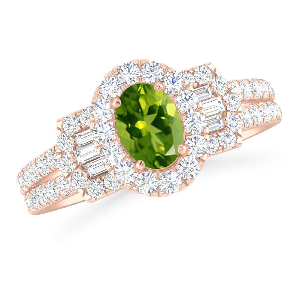 Rose Gold - Peridot