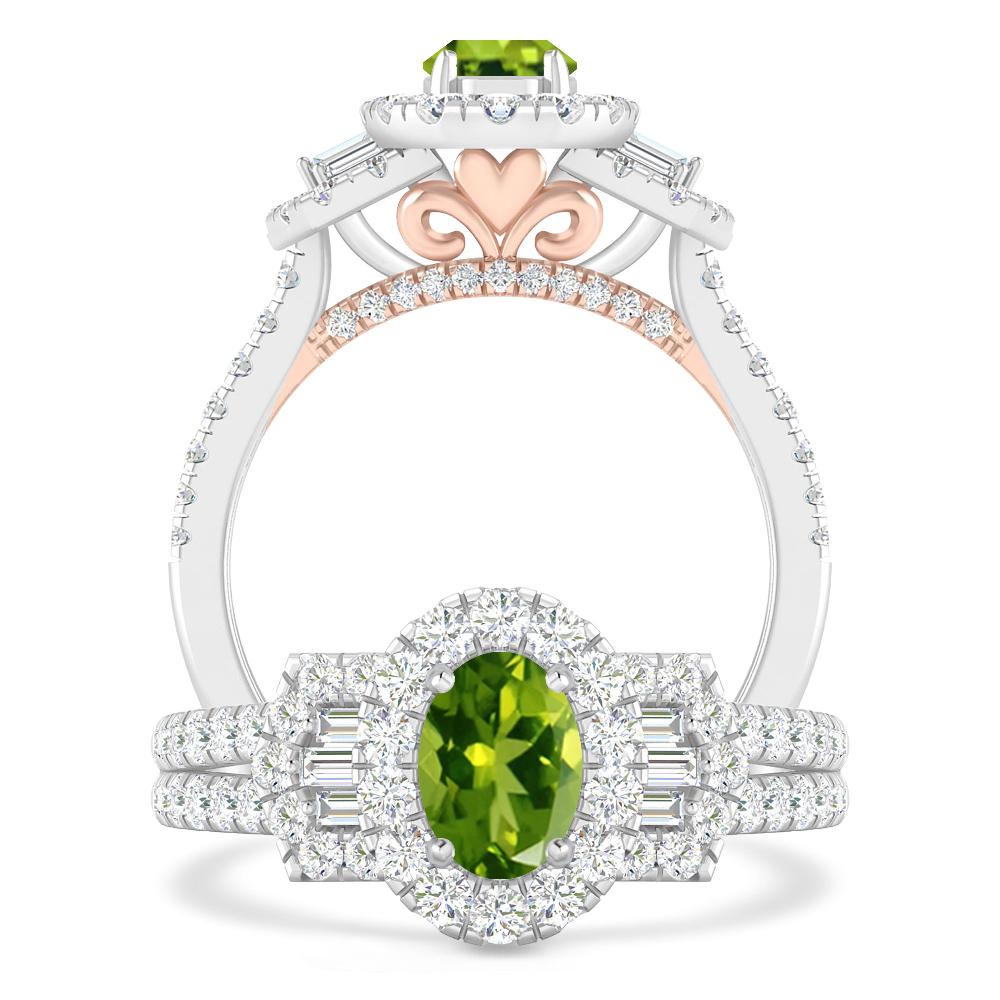 White Gold - Peridot