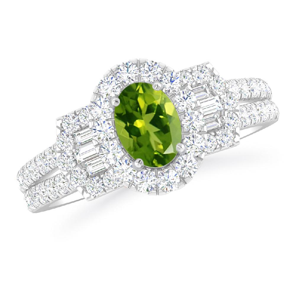 White Gold - Peridot