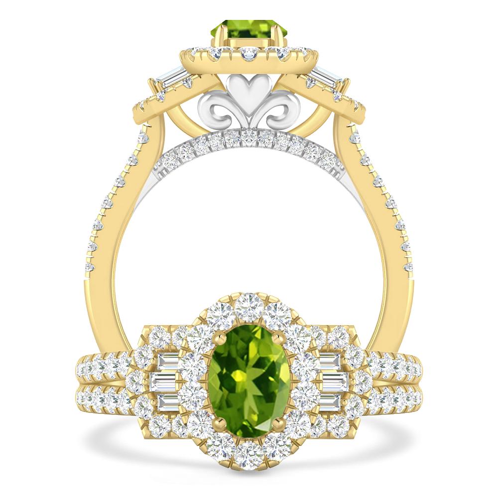 Yellow Gold - Peridot