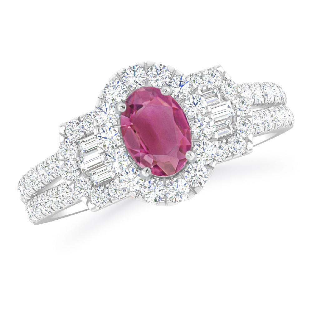 White Gold - Pink Tourmaline