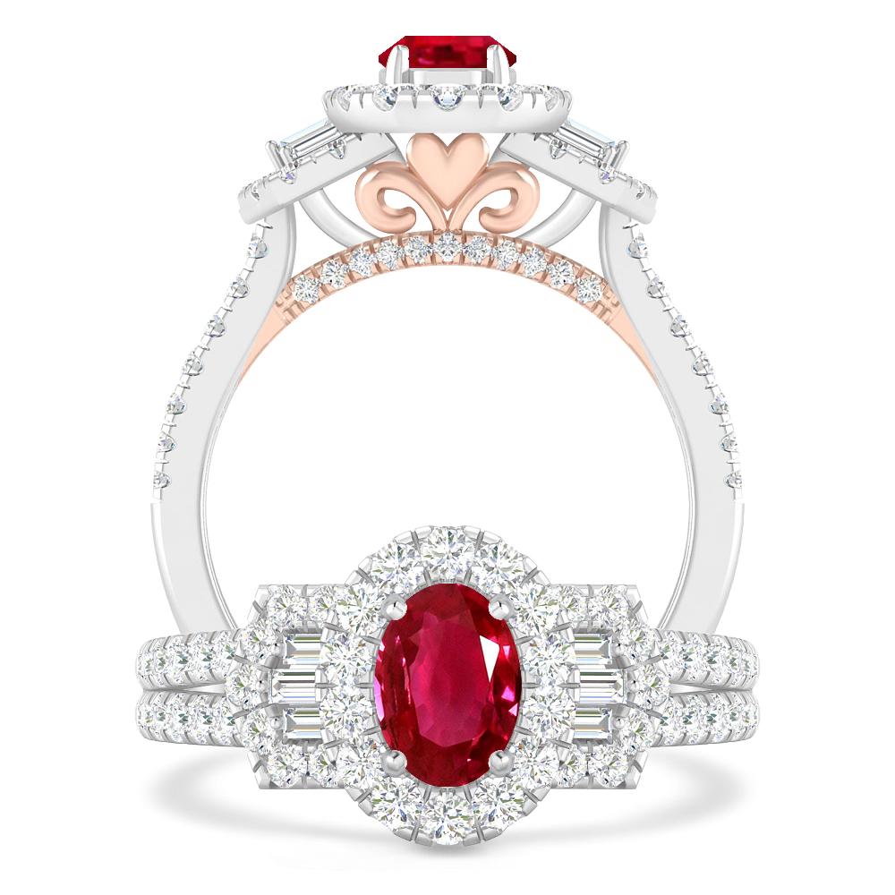 White Gold - Ruby