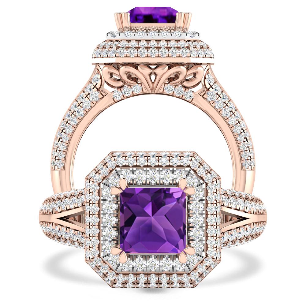 Rose Gold - Amethyst