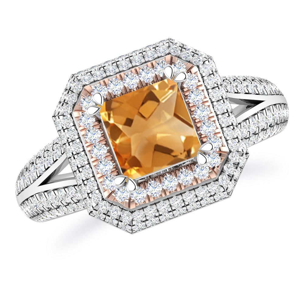 White Gold - Citrine