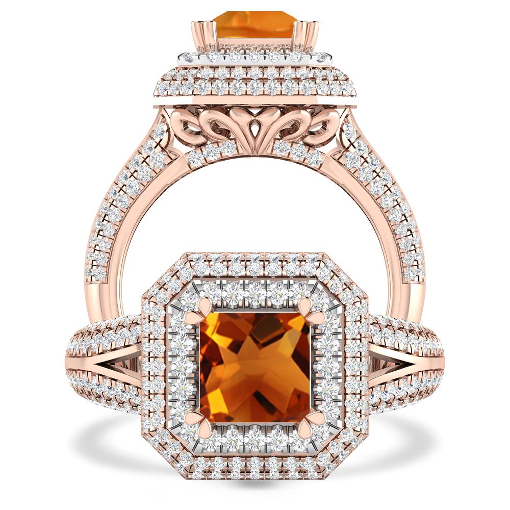 Rose Gold - Citrine