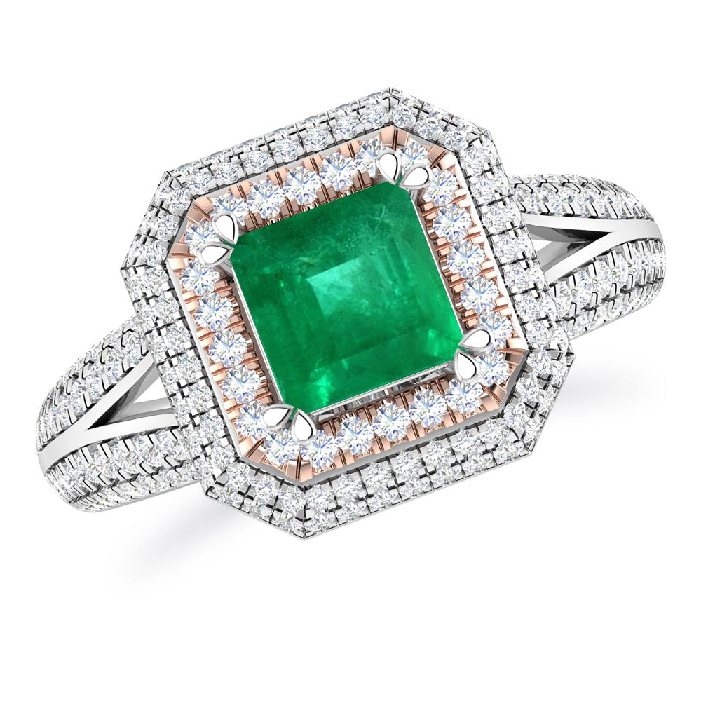 White Gold - Emerald