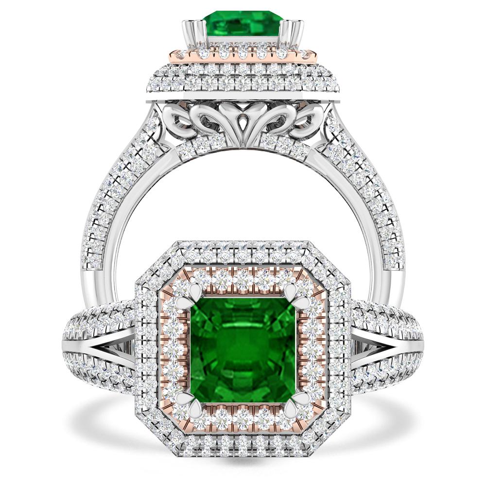 White Gold - Emerald