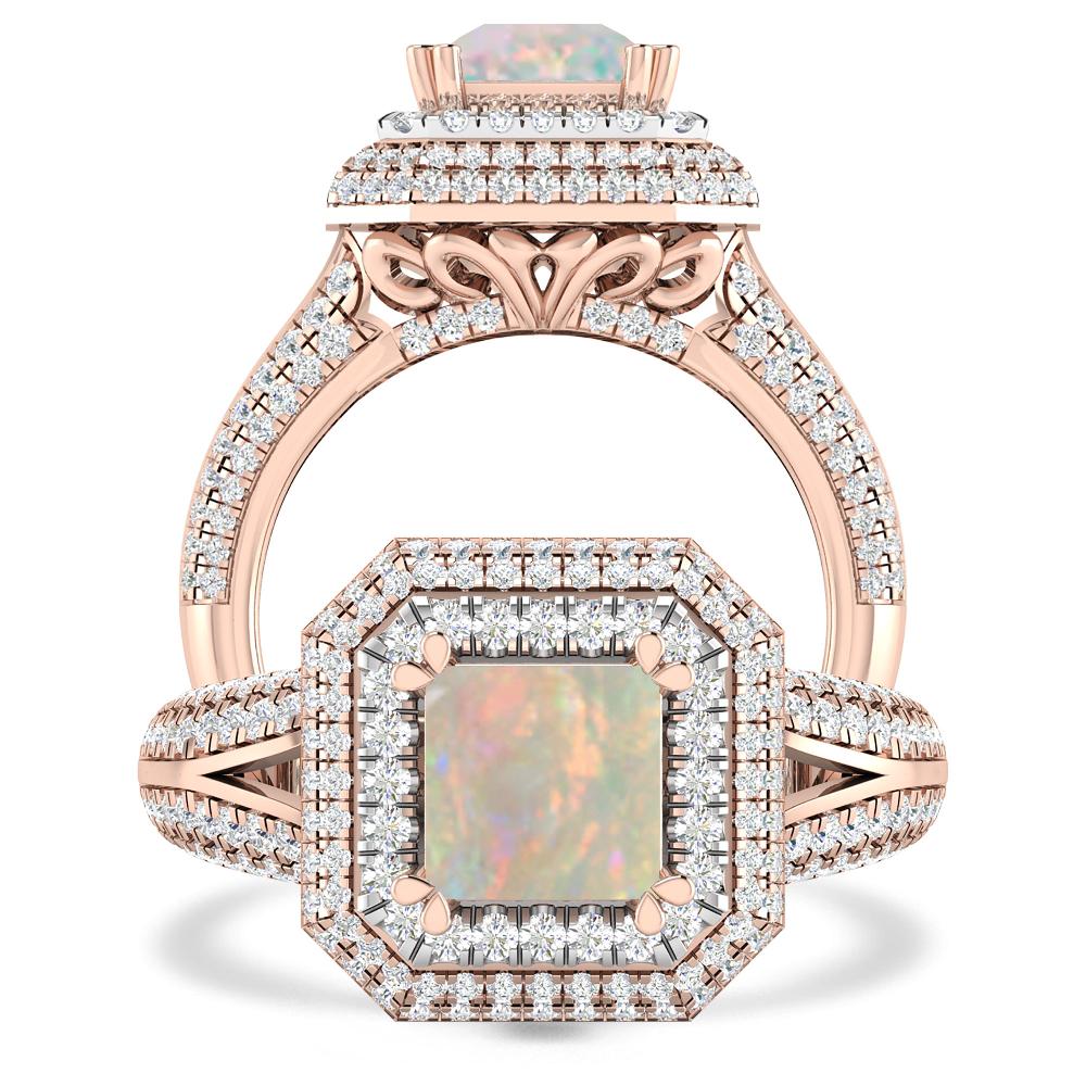 Rose Gold - Opal