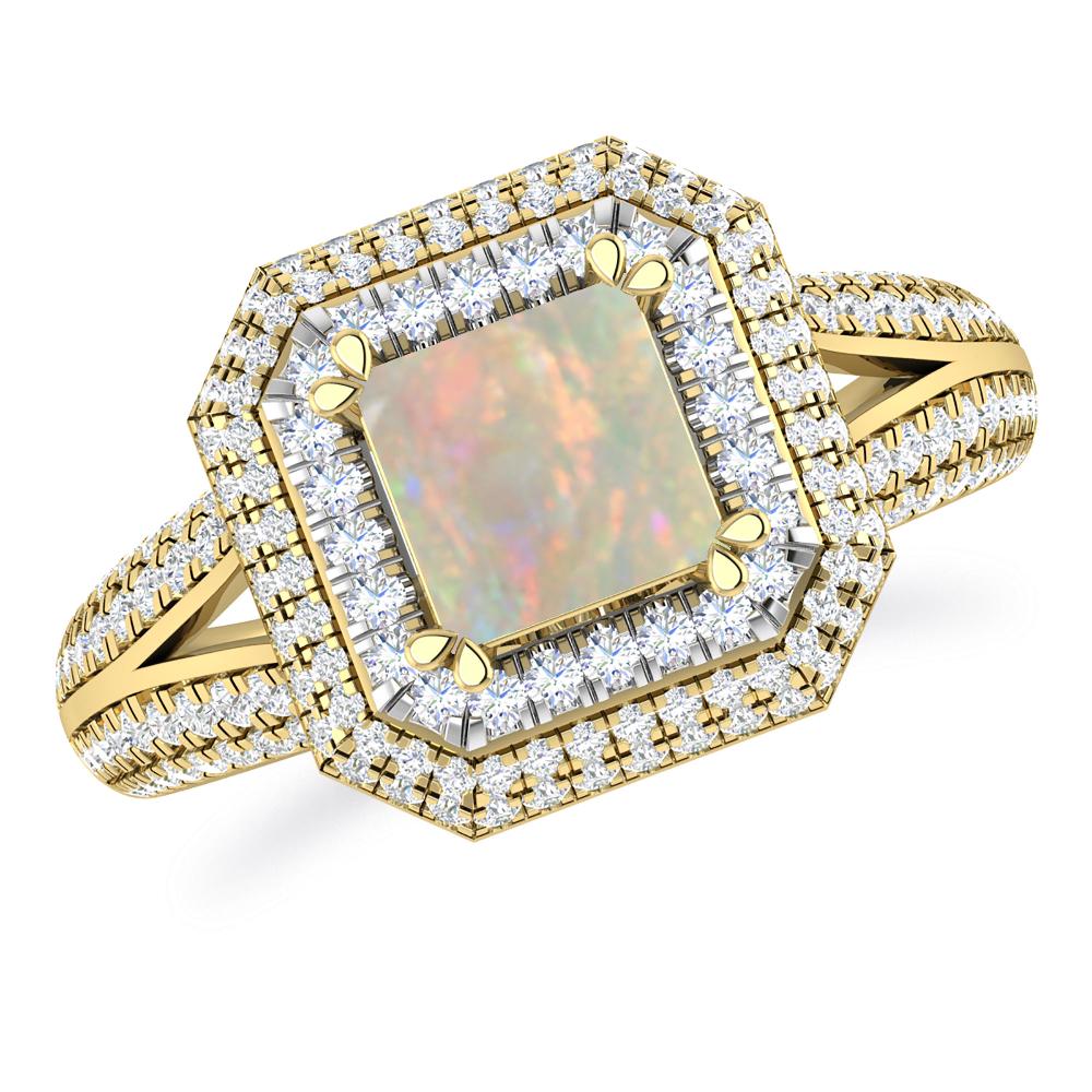 Yellow Gold - Opal