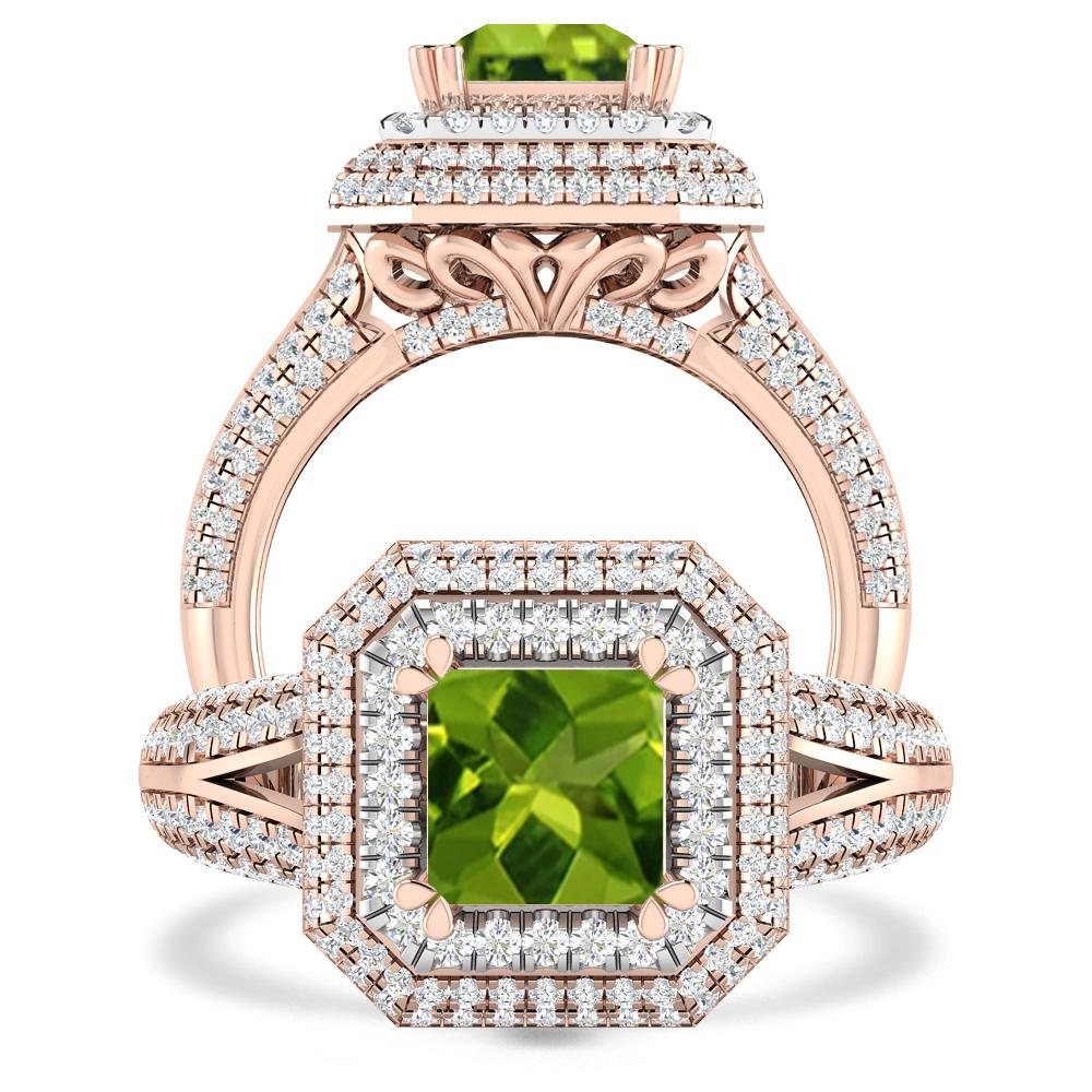 Rose Gold - Peridot