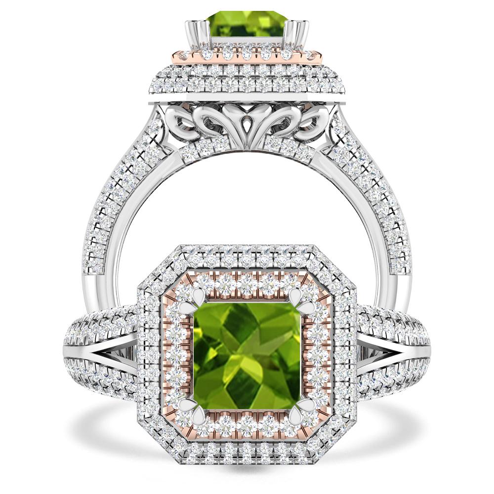 White Gold - Peridot