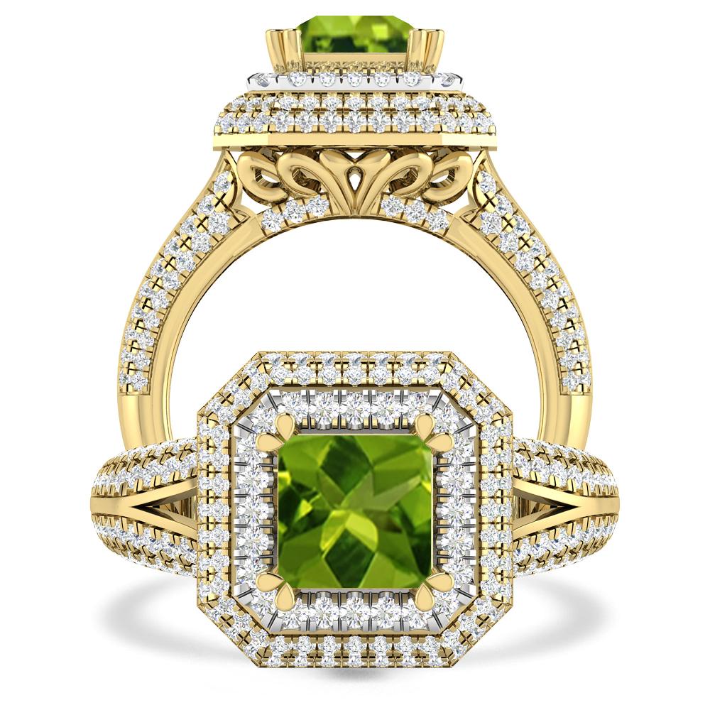 Yellow Gold - Peridot