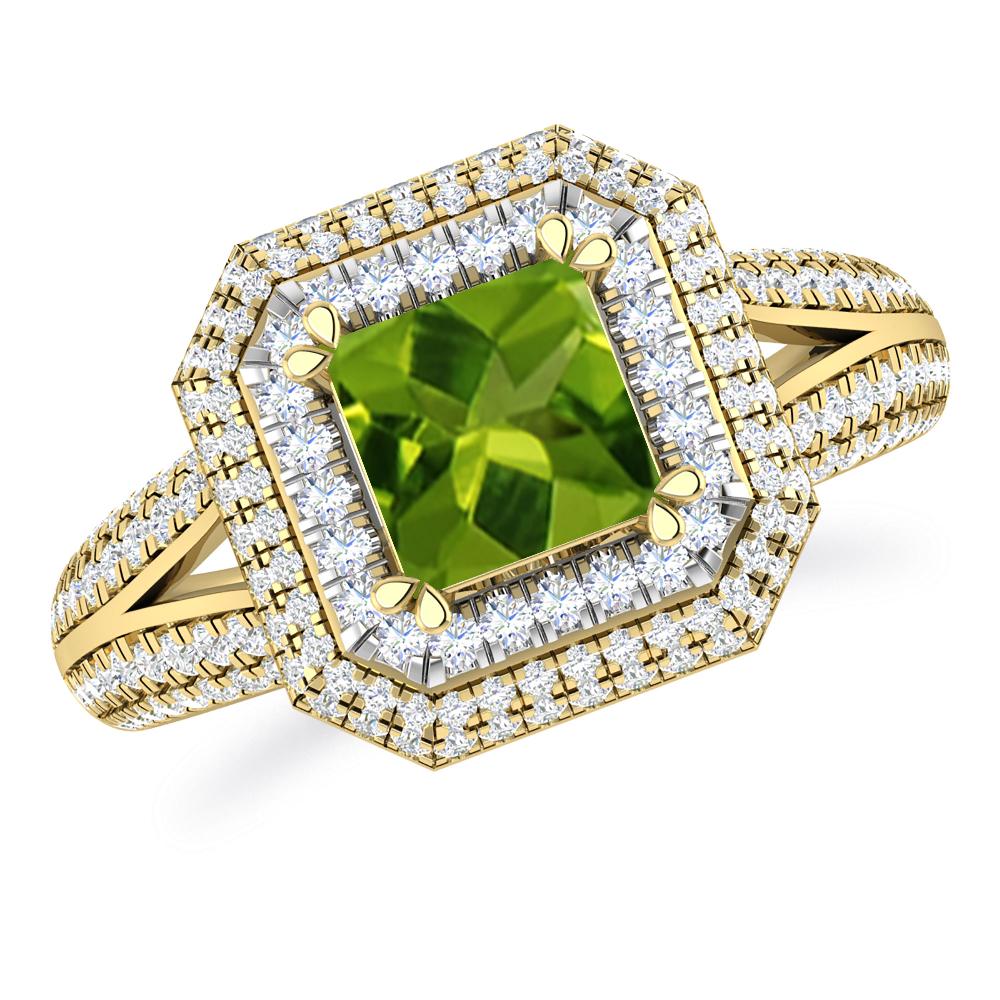 Yellow Gold - Peridot