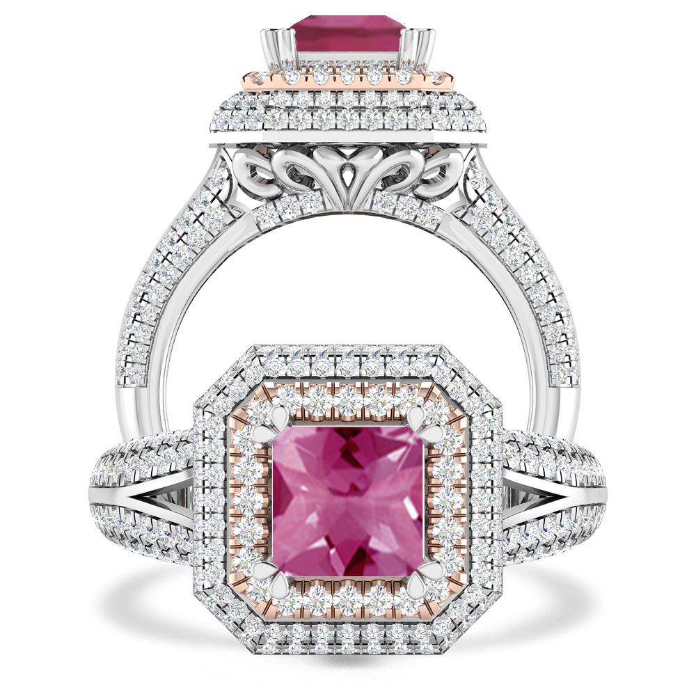 White Gold - Pink Tourmaline