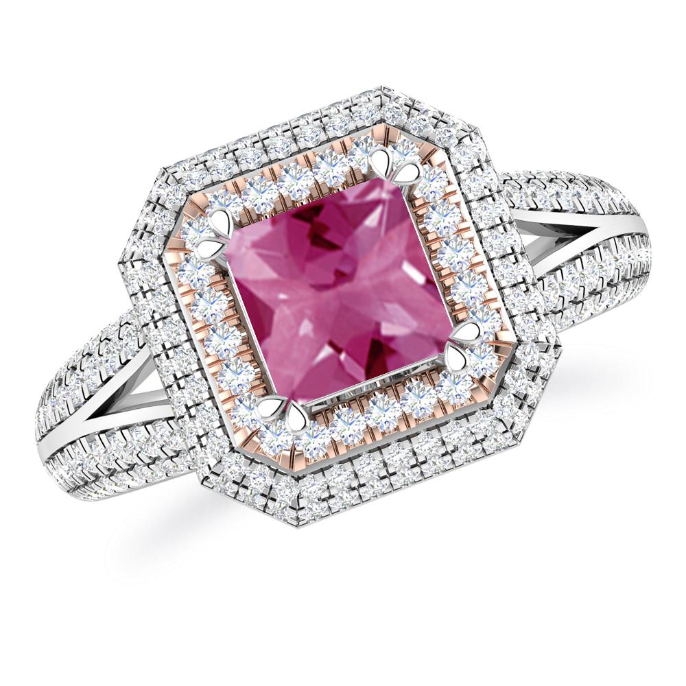 White Gold - Pink Tourmaline