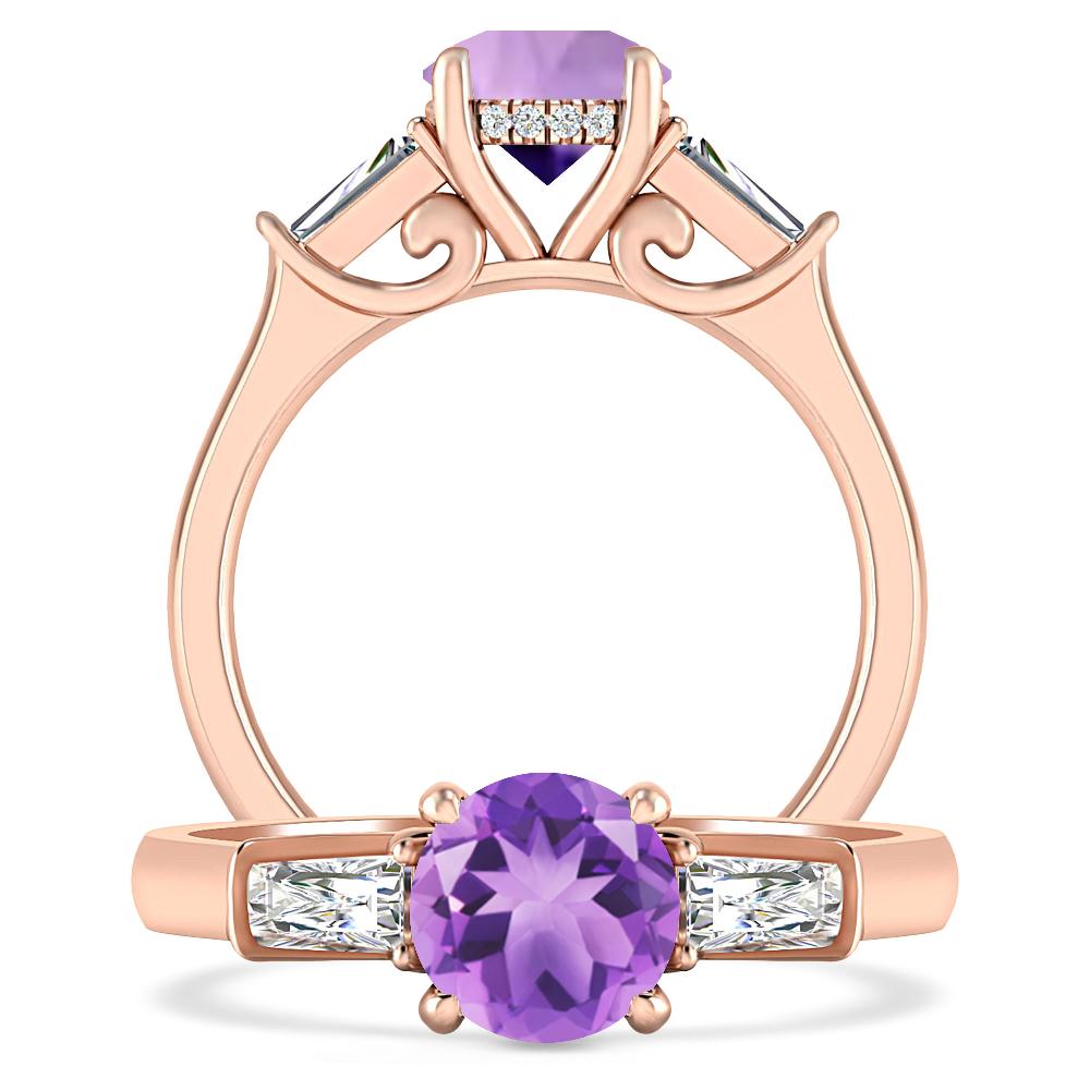 Rose Gold - Amethyst