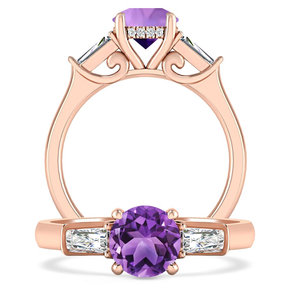 Rose Gold - Amethyst