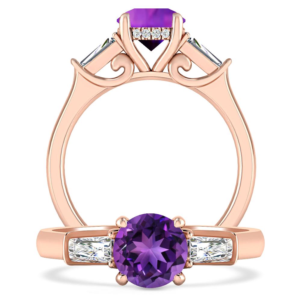 Rose Gold - Amethyst