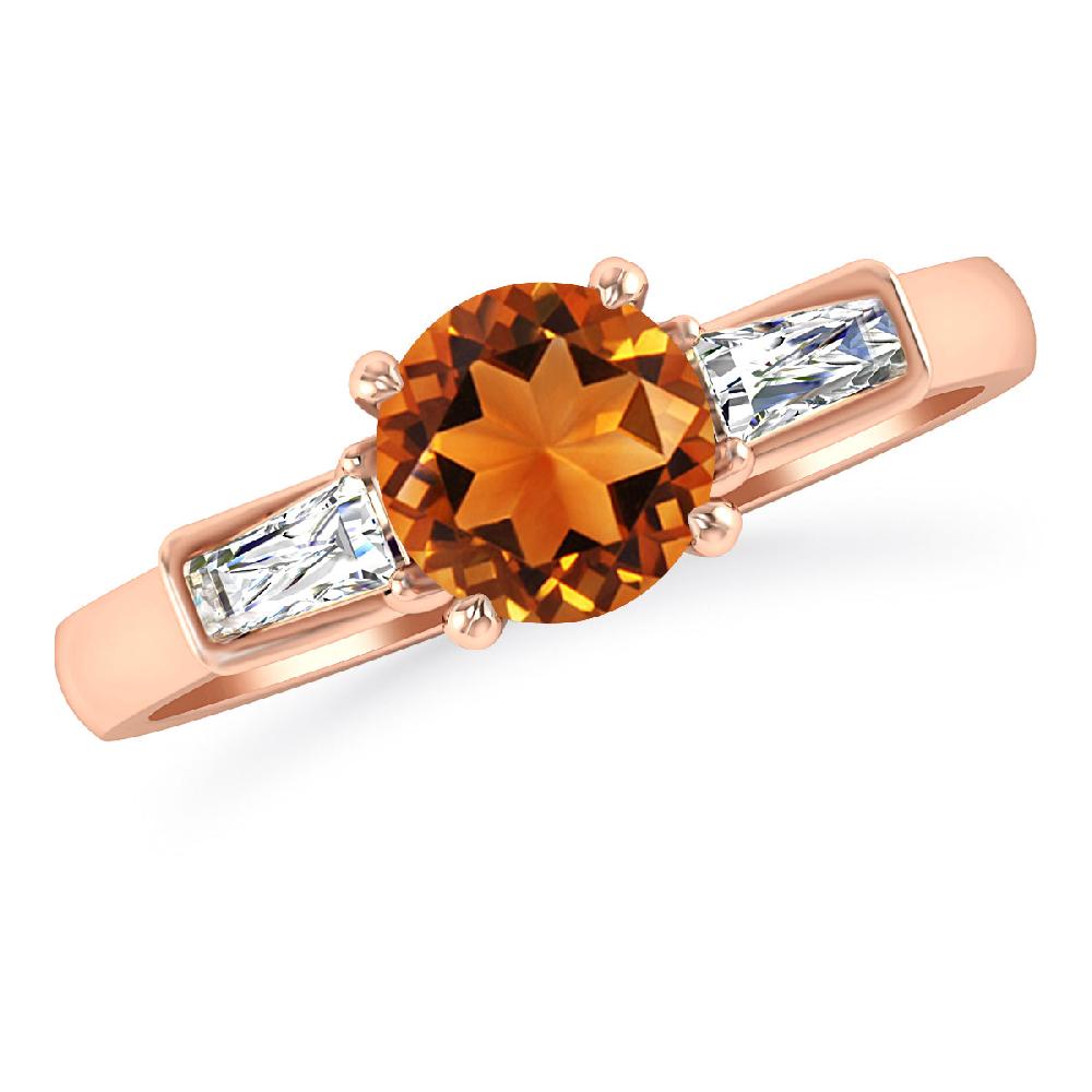 Rose Gold - Citrine