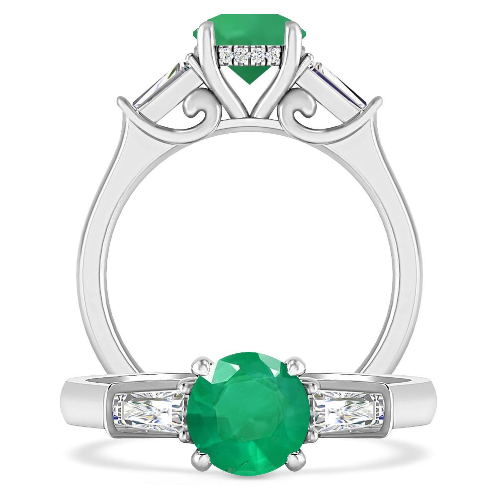 White Gold - Emerald