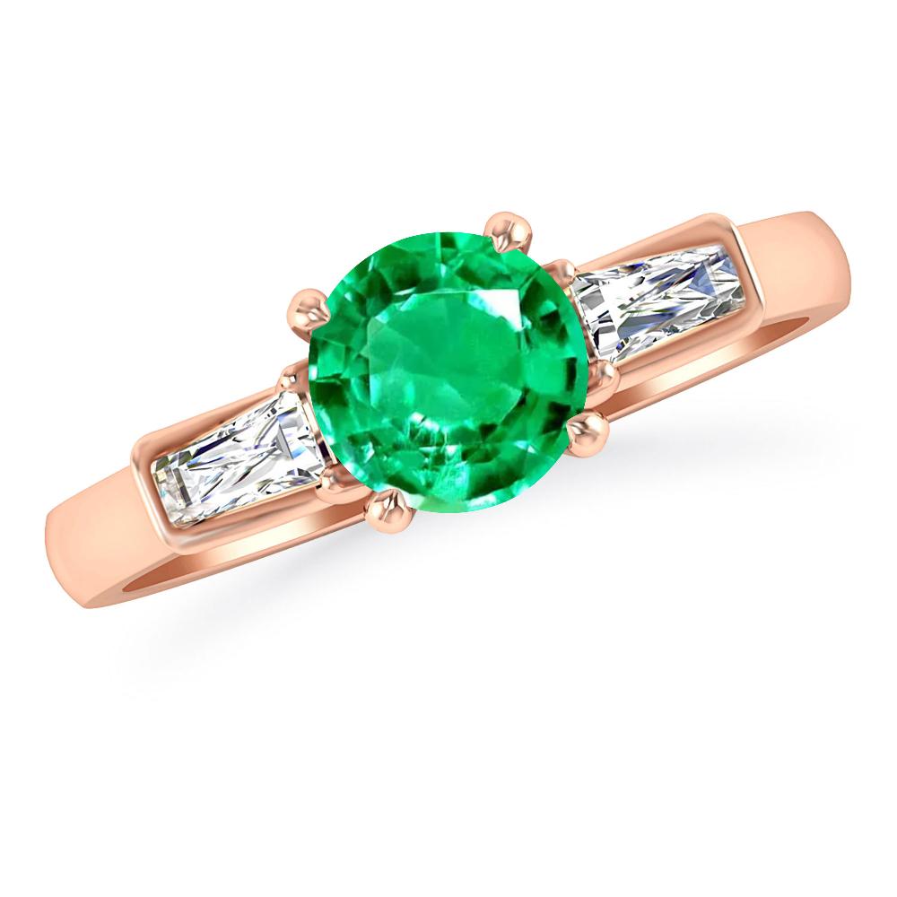 Rose Gold - Emerald