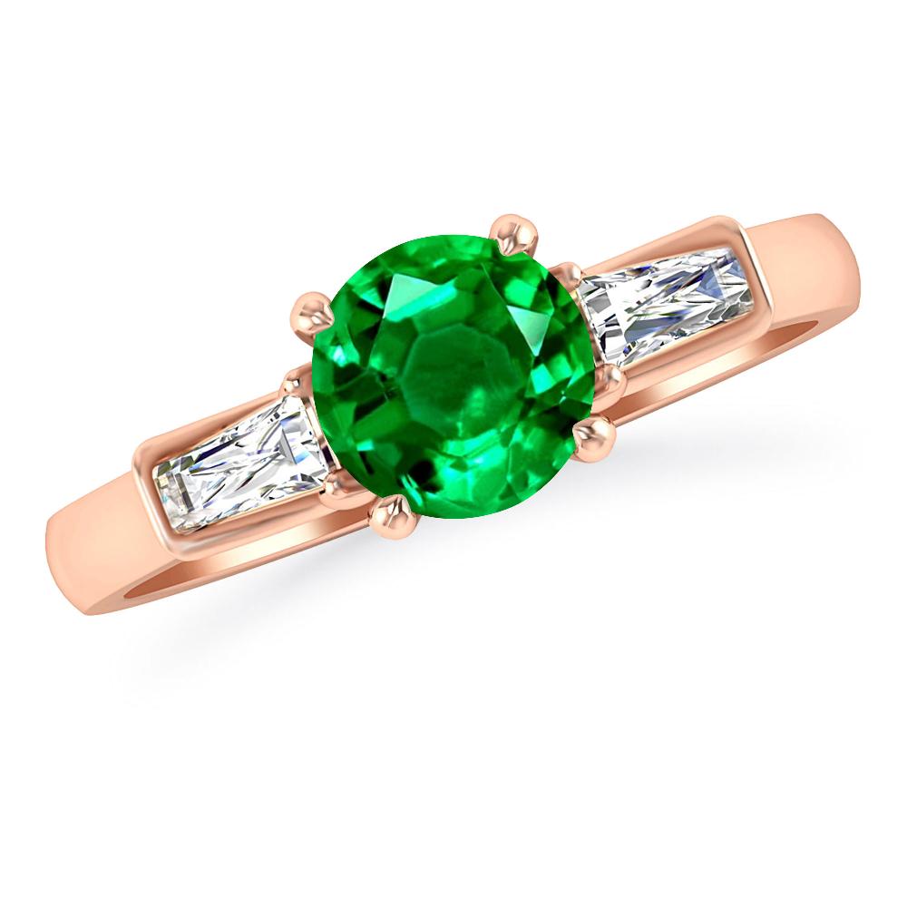 Rose Gold - Emerald