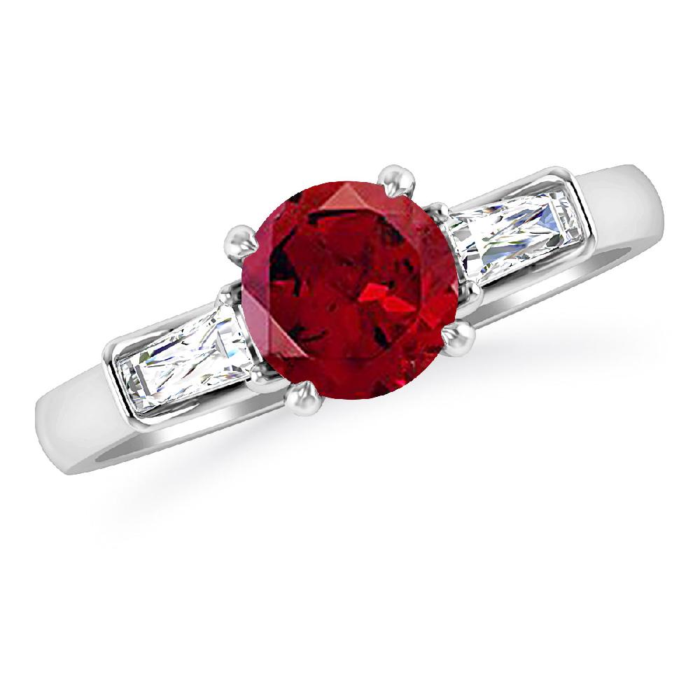 White Gold - Garnet