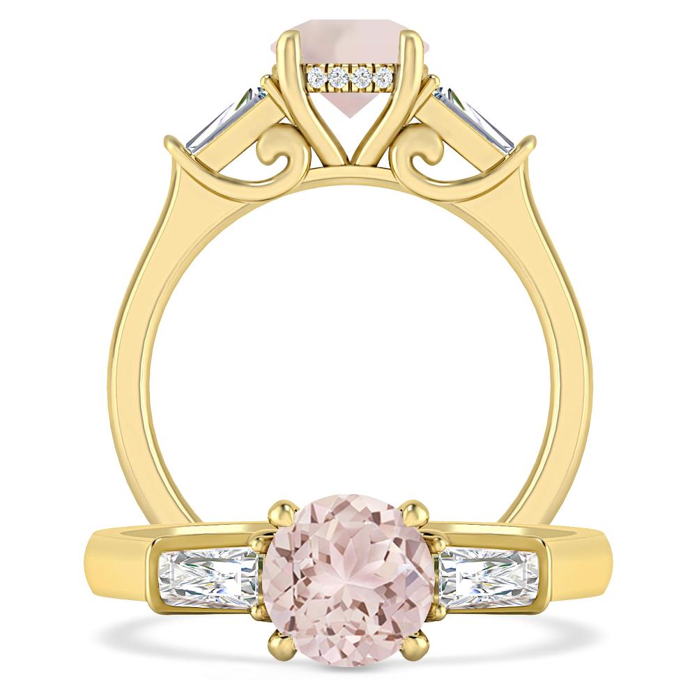 Yellow Gold - Morganite