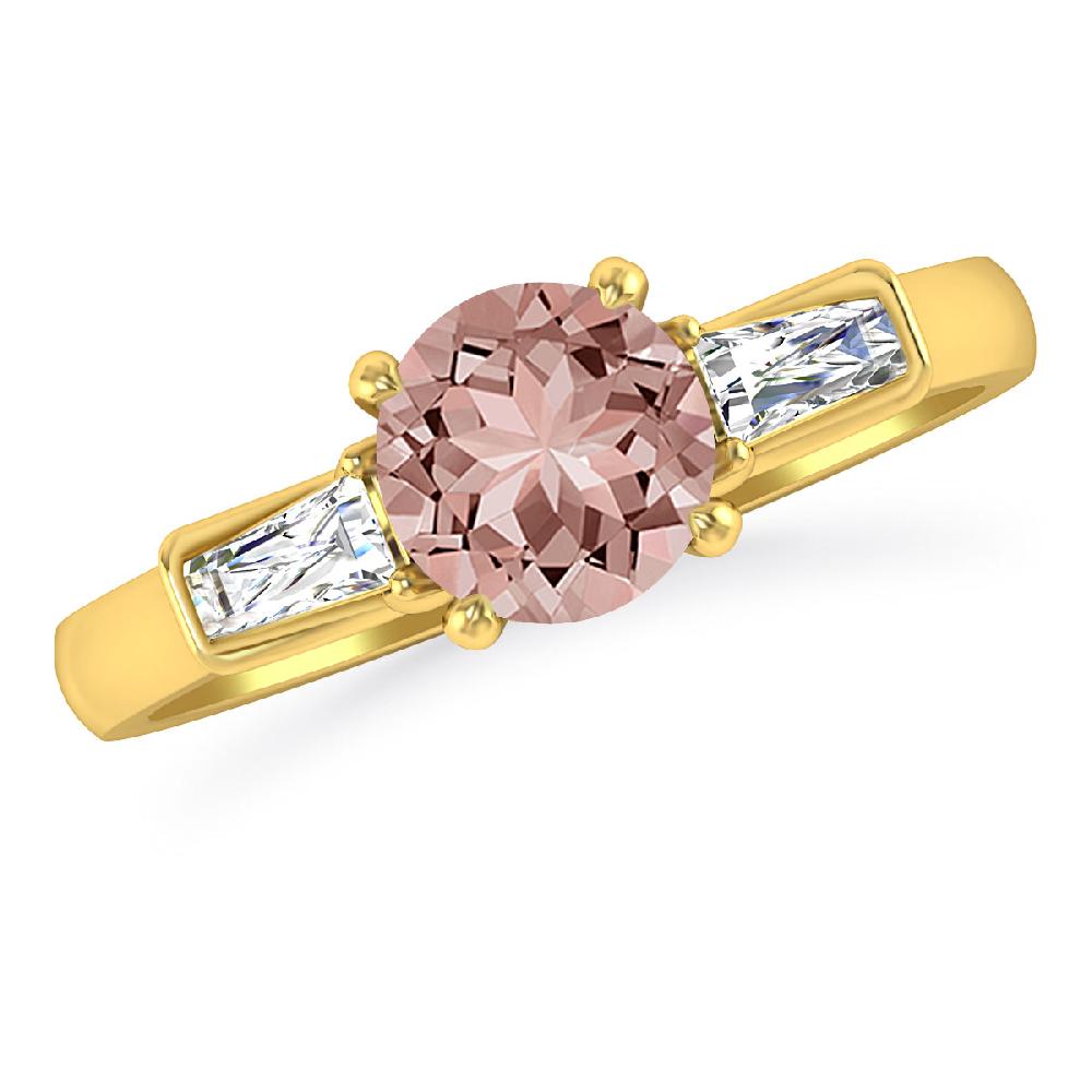 Yellow Gold - Morganite