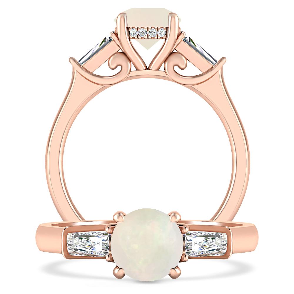 Rose Gold - Opal