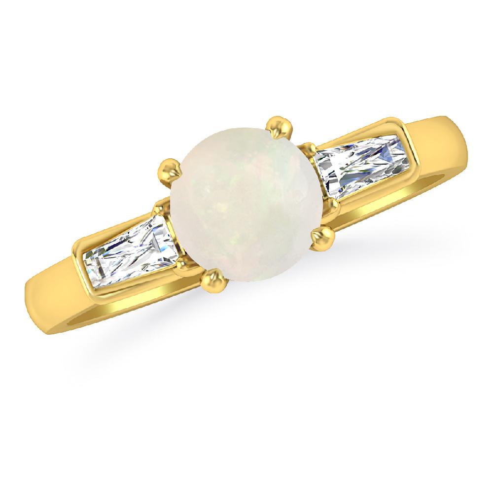 Yellow Gold - Opal