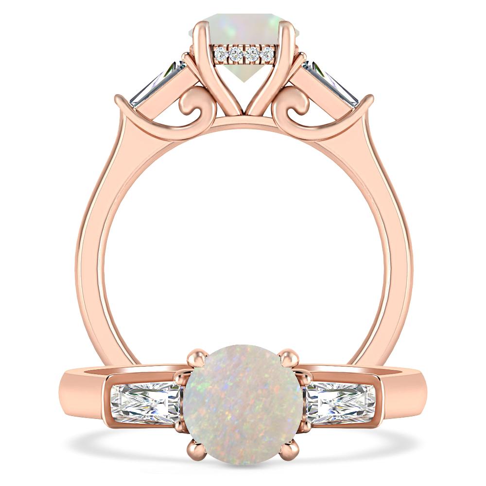 Rose Gold - Opal