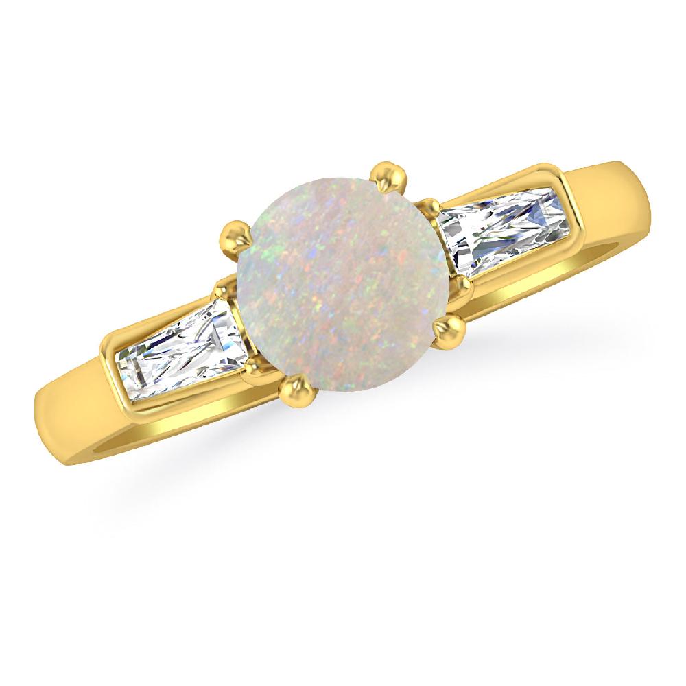 Yellow Gold - Opal