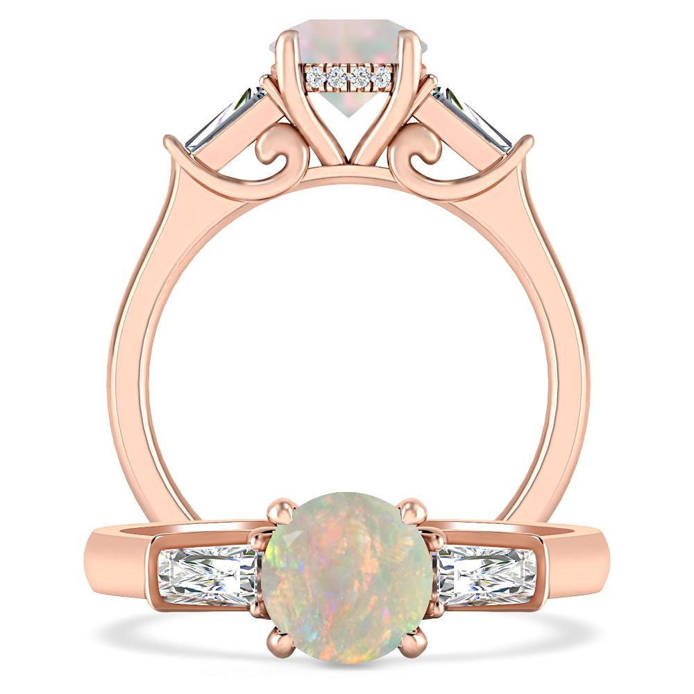 Rose Gold - Opal