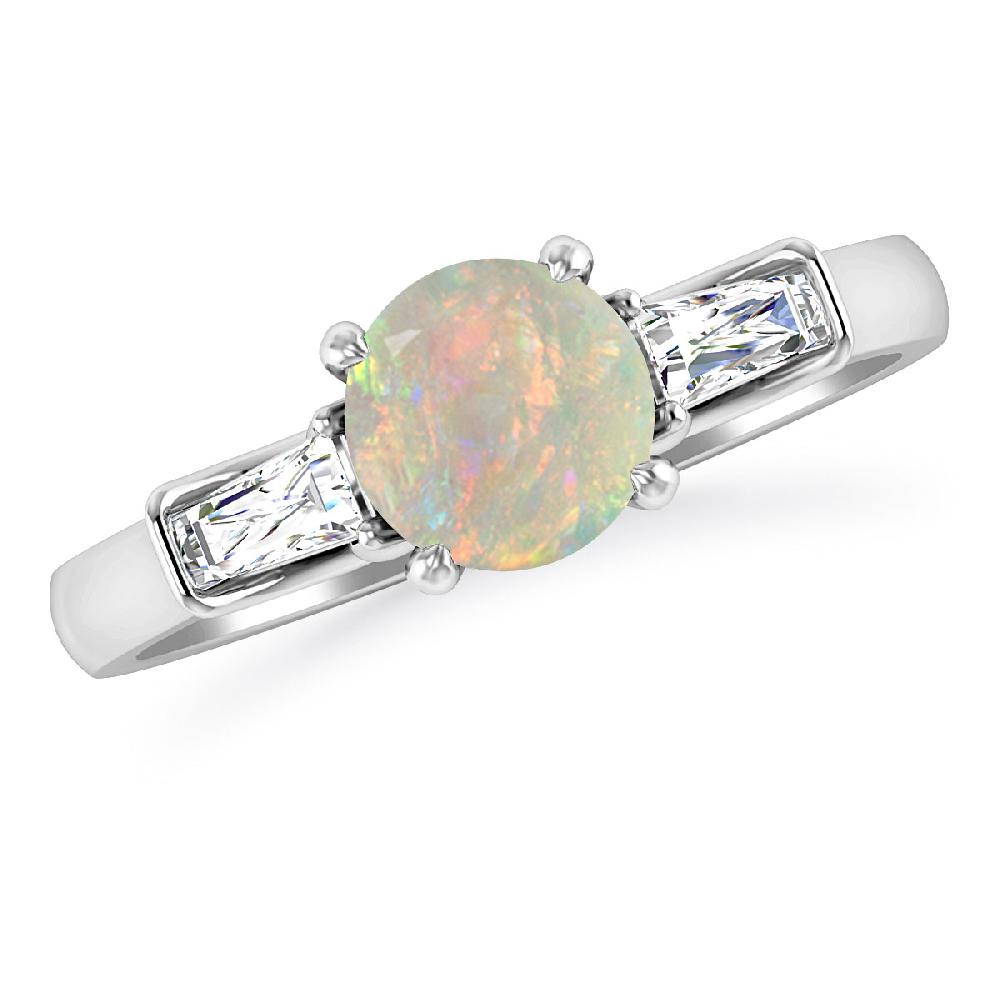 White Gold - Opal