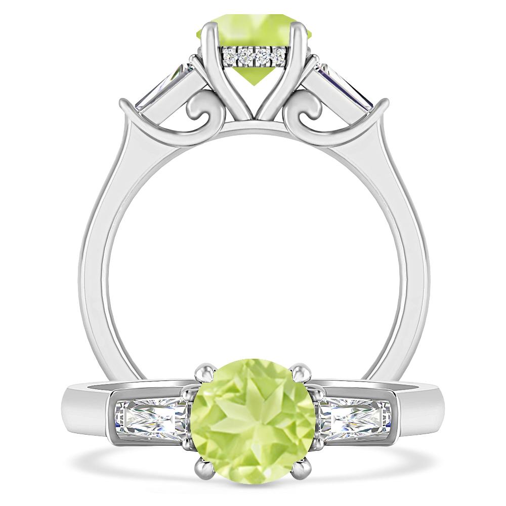 White Gold - Peridot