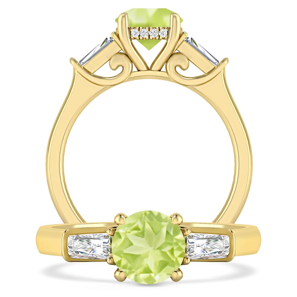 Yellow Gold - Peridot