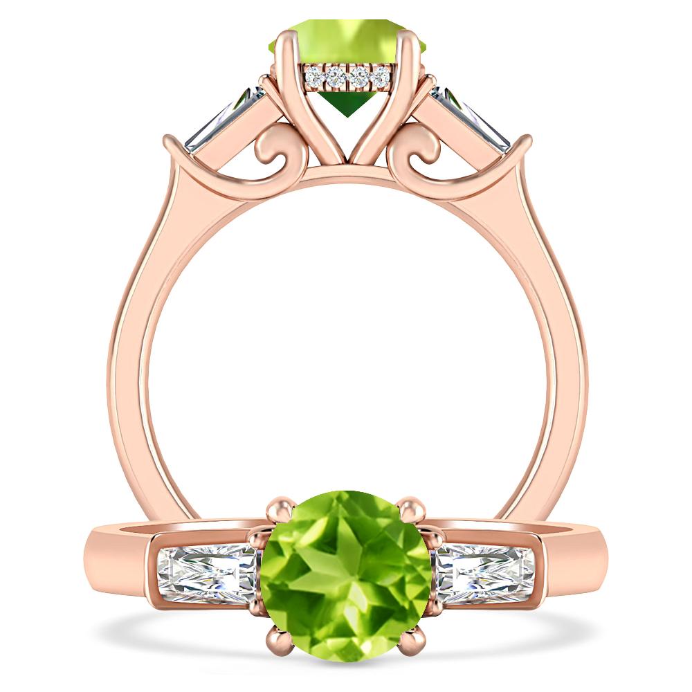 Rose Gold - Peridot