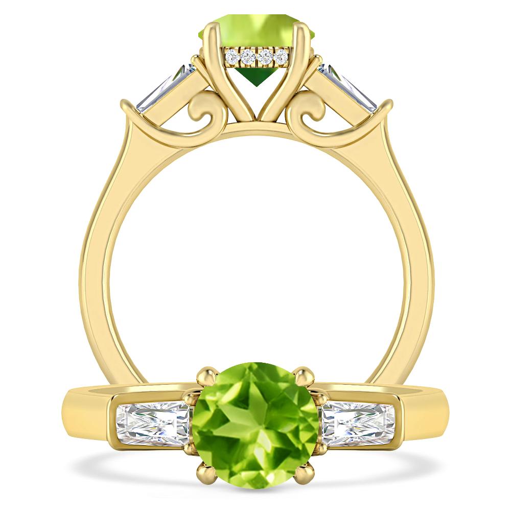 Yellow Gold - Peridot