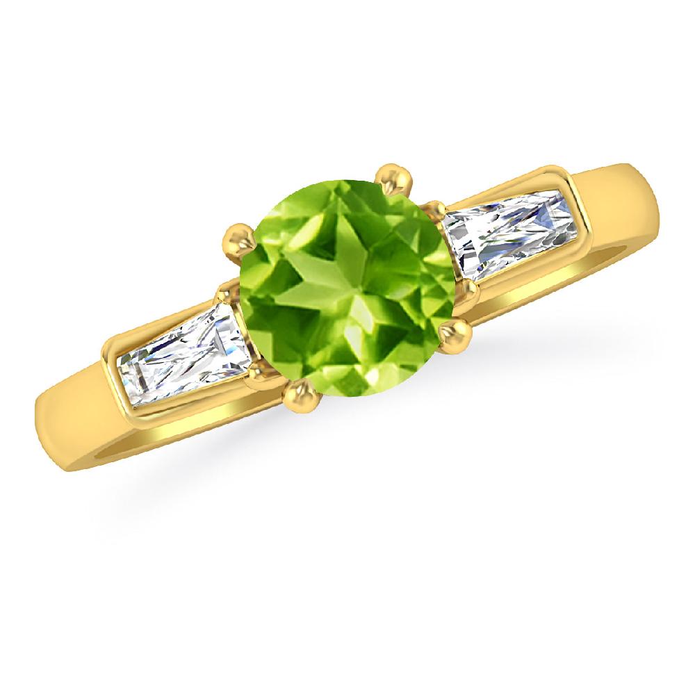 Yellow Gold - Peridot