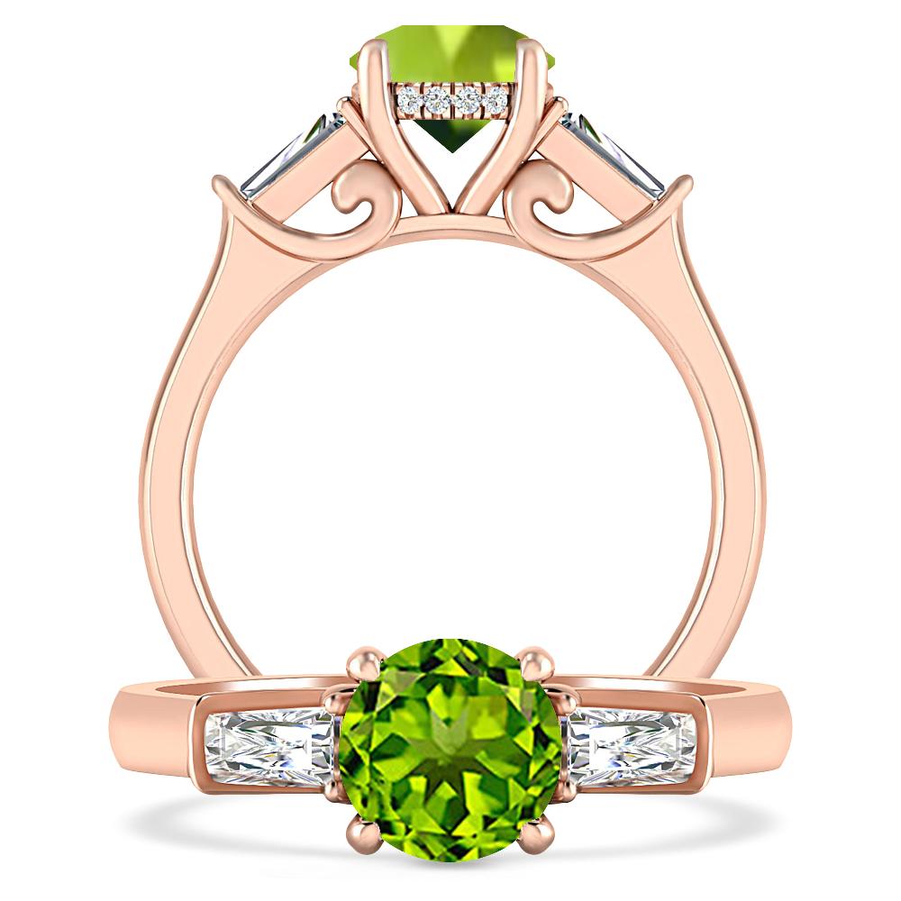 Rose Gold - Peridot