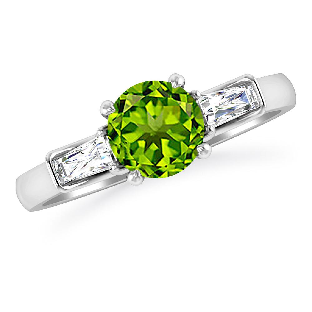 White Gold - Peridot