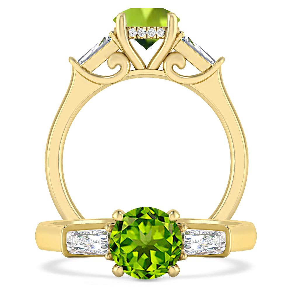 Yellow Gold - Peridot